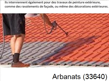 Rénovation peintre exterieur Arbanats-33640