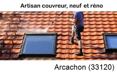Anti-mousse sur toiture Arcachon-33120
