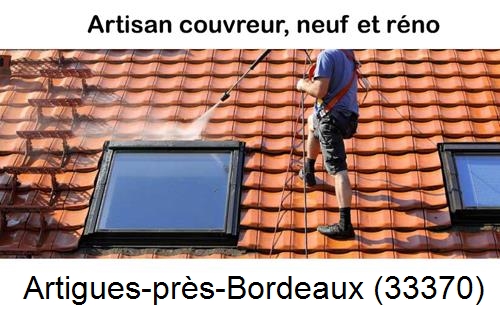 Anti-mousse sur toiture Artigues-près-Bordeaux-33370