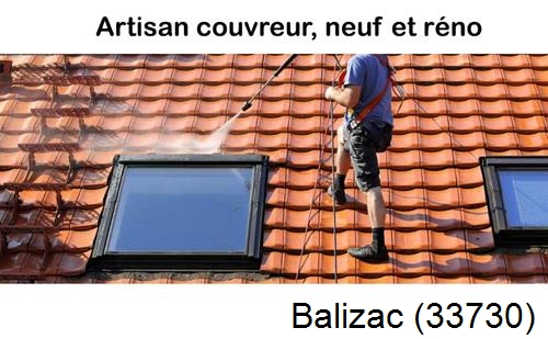 Anti-mousse sur toiture Balizac-33730