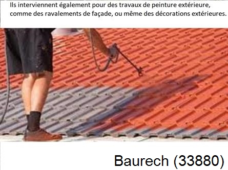 Rénovation peintre exterieur Baurech-33880