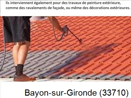 Rénovation peintre exterieur Bayon-sur-Gironde-33710