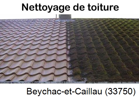 Travaux démoussage toiture Beychac-et-Caillau-33750