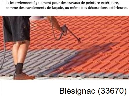 Rénovation peintre exterieur Blésignac-33670