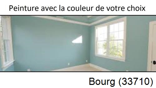 Peintre à Bourg-33710