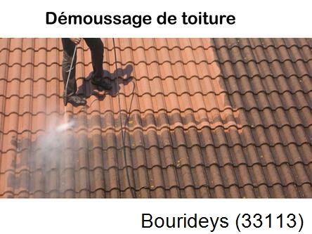 Rénovation démoussage et nettoyage en gironde Bourideys-33113