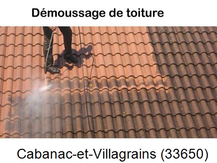 Rénovation démoussage et nettoyage en gironde Cabanac-et-Villagrains-33650