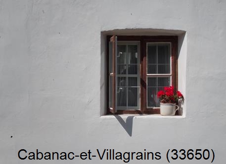 Peinture façade Cabanac-et-Villagrains-33650