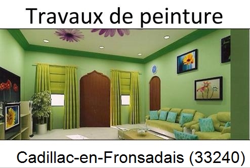 Travaux peintureCadillac-en-Fronsadais-33240