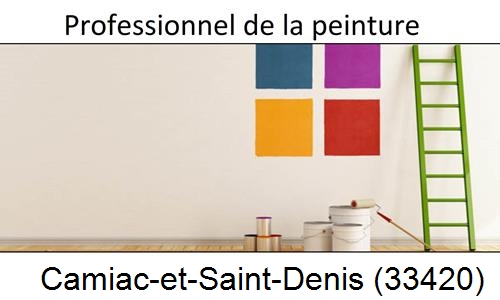 Entreprise de peinture en Gironde Camiac-et-Saint-Denis-33420