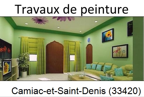 Travaux peintureCamiac-et-Saint-Denis-33420