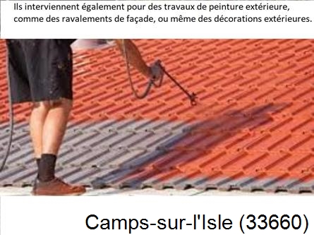 Rénovation peintre exterieur Camps-sur-l'Isle-33660