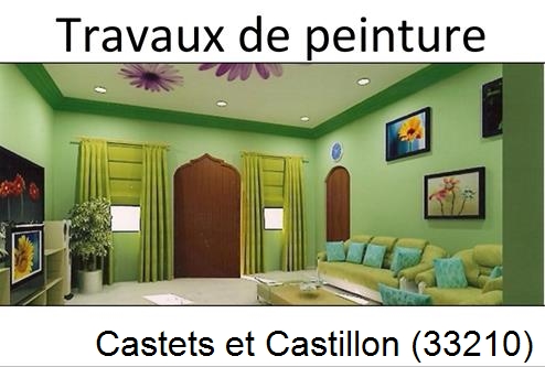 Travaux peintureCastets et Castillon-33210