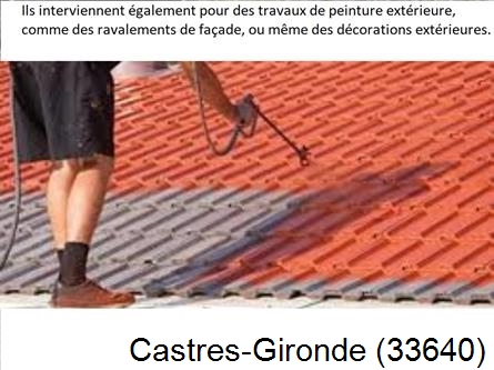 Rénovation peintre exterieur Castres-Gironde-33640