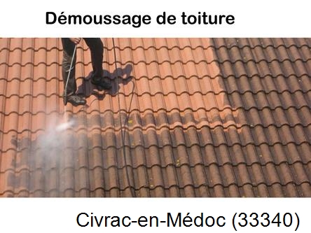 Rénovation démoussage et nettoyage en gironde Civrac-en-Médoc-33340
