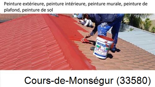 Peinture exterieur Cours-de-Monségur-33580