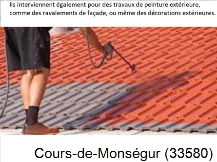 Rénovation peintre exterieur Cours-de-Monségur-33580