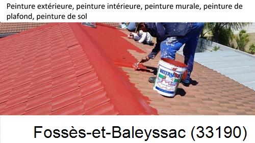 Peinture exterieur Fossès-et-Baleyssac-33190