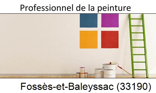 Entreprise de peinture en Gironde Fossès-et-Baleyssac-33190