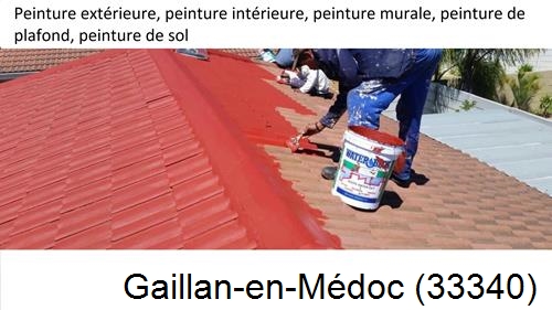Peinture exterieur Gaillan-en-Médoc-33340