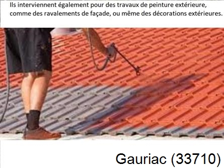 Rénovation peintre exterieur Gauriac-33710