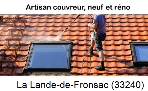 Anti-mousse sur toiture La Lande-de-Fronsac-33240