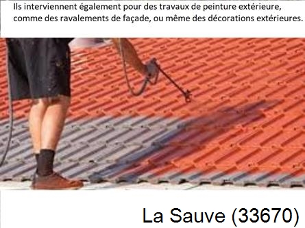 Rénovation peintre exterieur La Sauve-33670