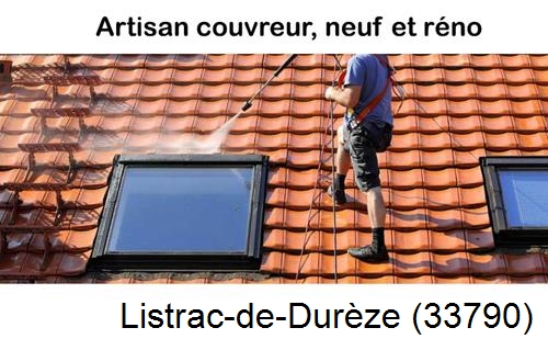 Anti-mousse sur toiture Listrac-de-Durèze-33790