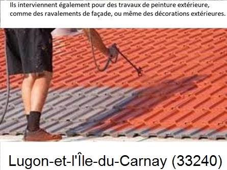 Rénovation peintre exterieur Lugon-et-l'Île-du-Carnay-33240