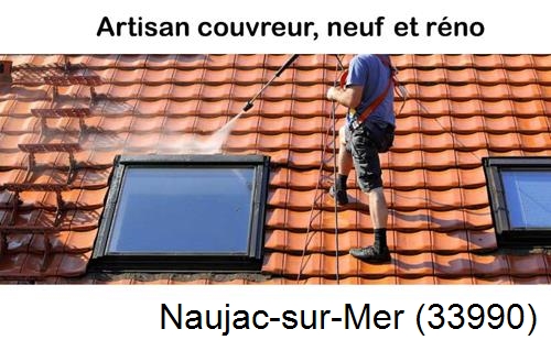 Anti-mousse sur toiture Naujac-sur-Mer-33990