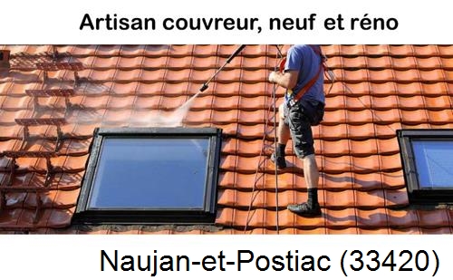 Anti-mousse sur toiture Naujan-et-Postiac-33420
