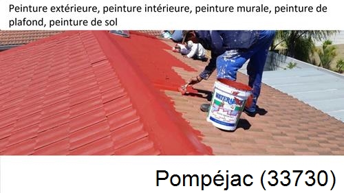 Peinture exterieur Pompéjac-33730