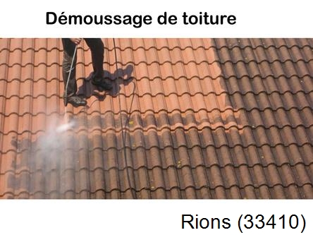 Rénovation démoussage et nettoyage en gironde Rions-33410
