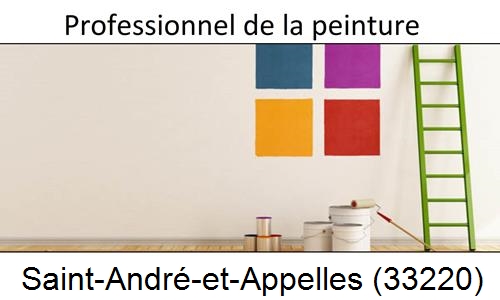 Entreprise de peinture en Gironde Saint-André-et-Appelles-33220