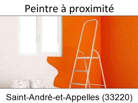 artisan peintre à Saint-André-et-Appelles-33220