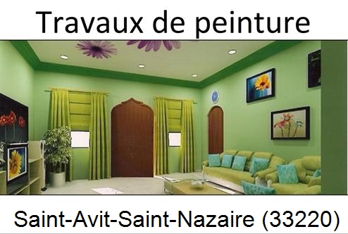Travaux peintureSaint-Avit-Saint-Nazaire-33220