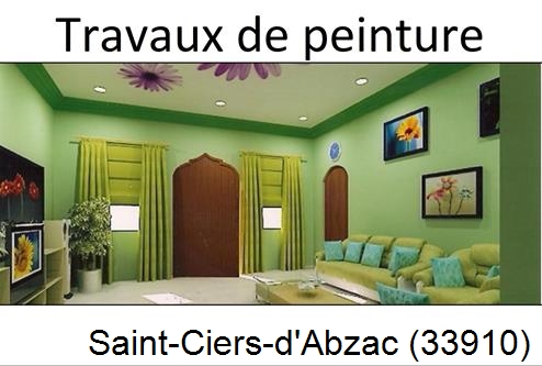 Travaux peintureSaint-Ciers-d'Abzac-33910