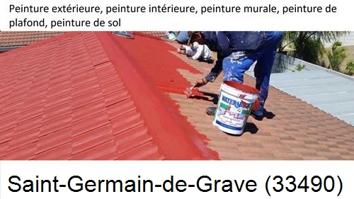Peinture exterieur Saint-Germain-de-Grave-33490