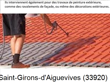 Rénovation peintre exterieur Saint-Girons-d'Aiguevives-33920
