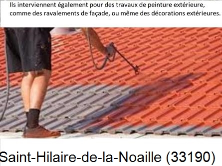 Rénovation peintre exterieur Saint-Hilaire-de-la-Noaille-33190