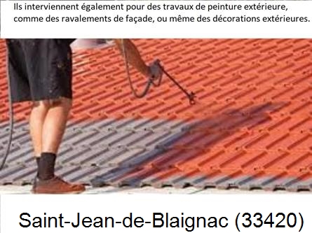 Rénovation peintre exterieur Saint-Jean-de-Blaignac-33420