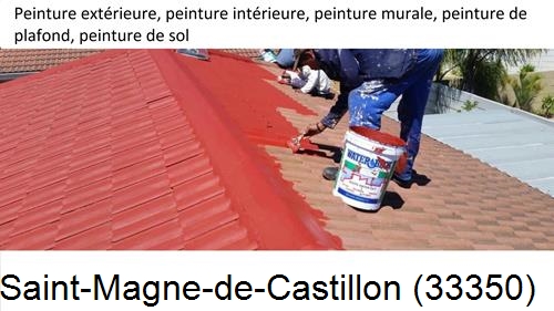 Peinture exterieur Saint-Magne-de-Castillon-33350