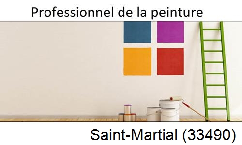 Entreprise de peinture en Gironde Saint-Martial-33490