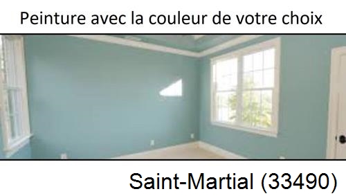 Peintre à Saint-Martial-33490