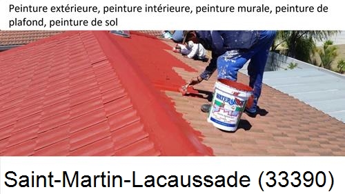 Peinture exterieur Saint-Martin-Lacaussade-33390