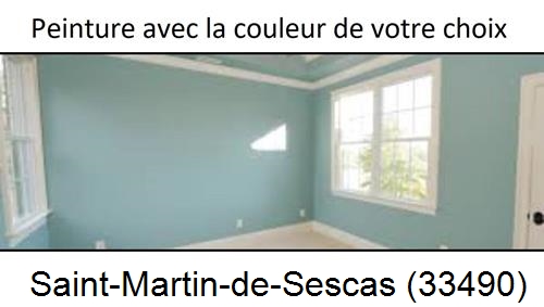 Peintre à Saint-Martin-de-Sescas-33490