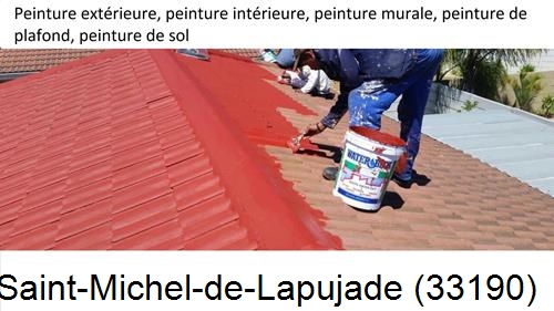 Peinture exterieur Saint-Michel-de-Lapujade-33190