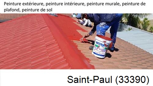Peinture exterieur Saint-Paul-33390
