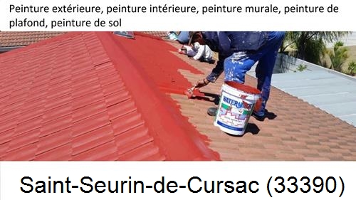 Peinture exterieur Saint-Seurin-de-Cursac-33390