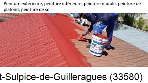 Peinture exterieur Saint-Sulpice-de-Guilleragues-33580